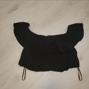 Forever 21 Black Crop Top